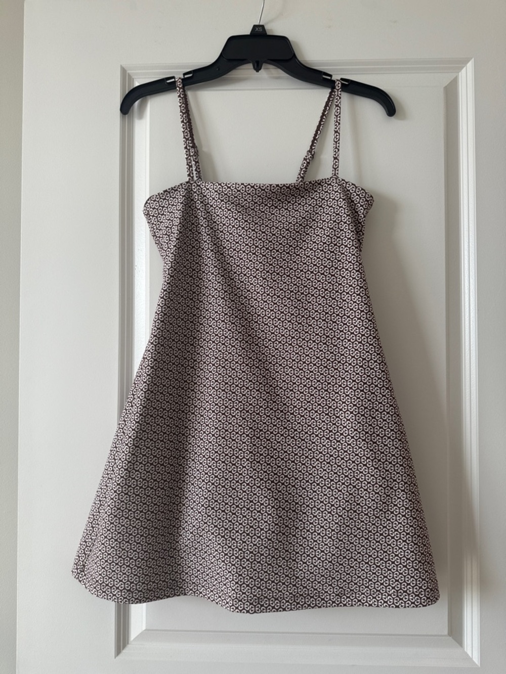 Abercrombie & Fitch Brown Patterned A-Line Mini Dress